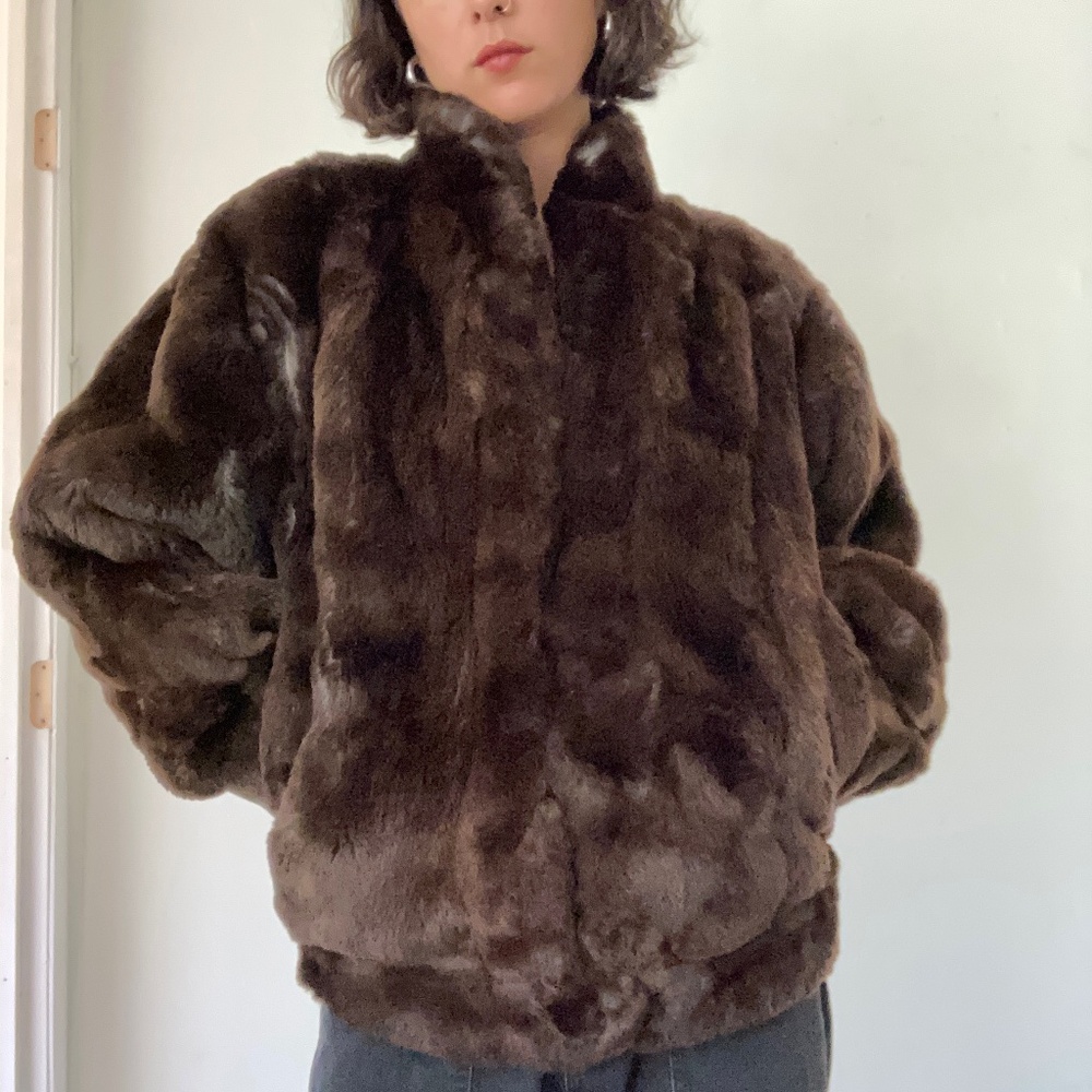 rex rabbit fur coat